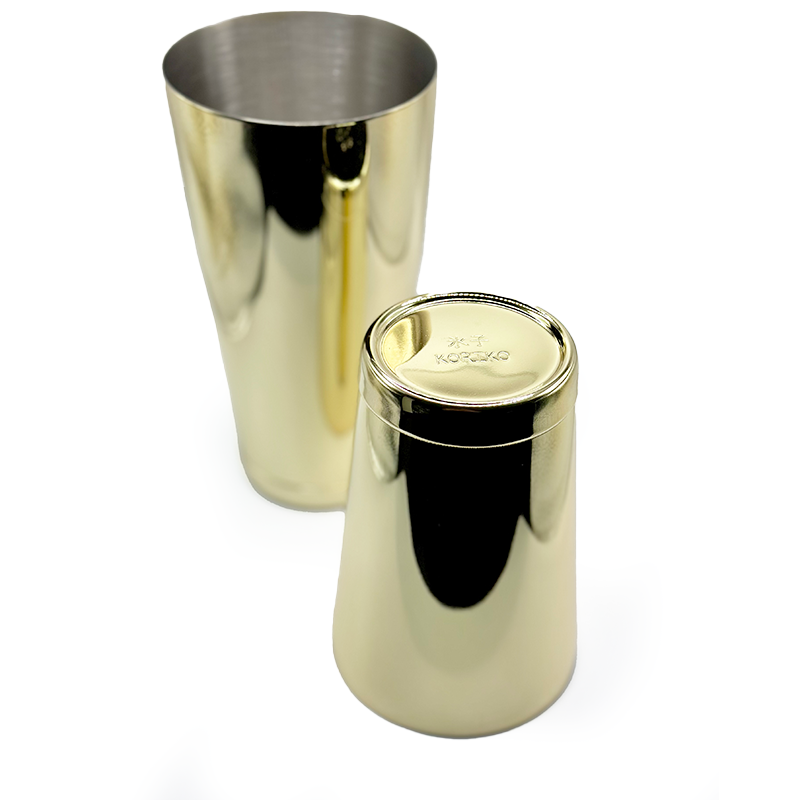 KORIKO Weighted Cocktail Shaker Set – Gold-Plated