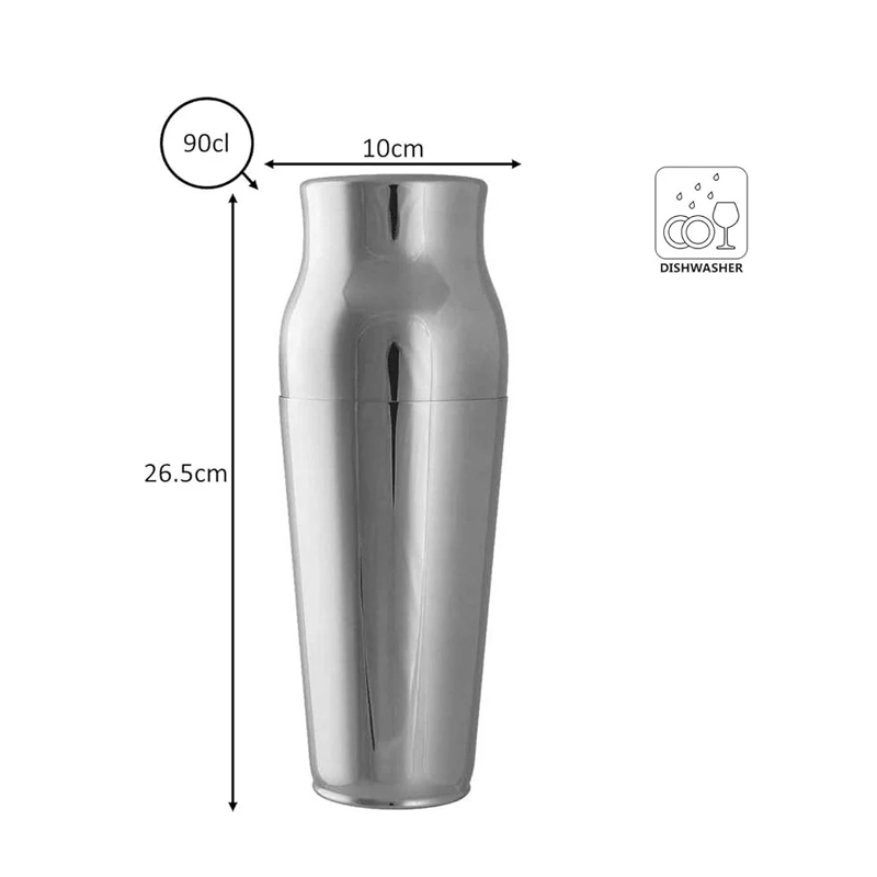 Calabrese Cocktail Shaker 90cl – Stainless Steel
