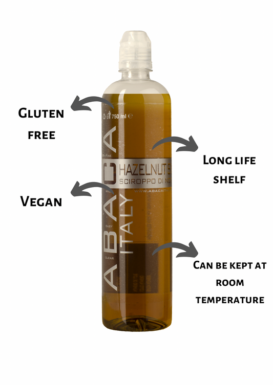 Hazelnut syrup for cocktails