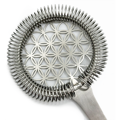 Flower-Style Hawthorne Cocktail Strainer – Stainless Steel