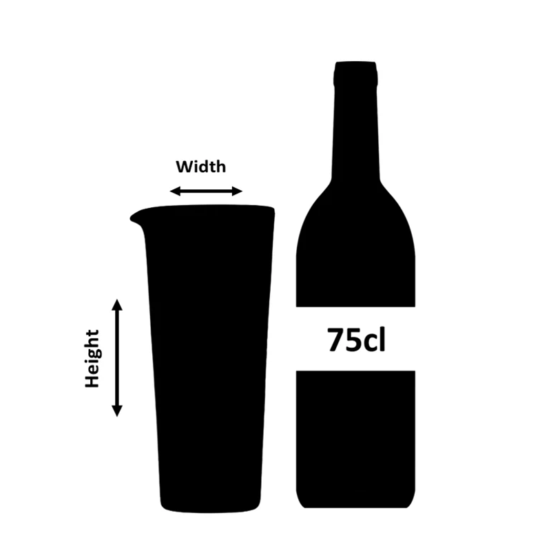 Calabrese Tall Cocktail Mixing Glass 86cl – Handmade