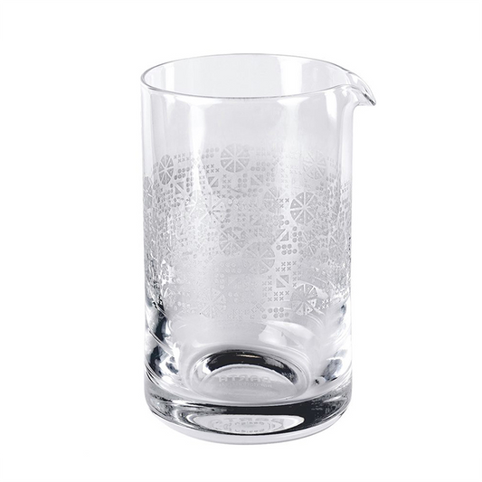 BARTA Patterned Cocktail Mixing Glass