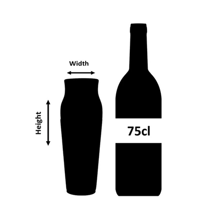 Calabrese Cocktail Shaker 60cl – 2 Piece Stainless Steel