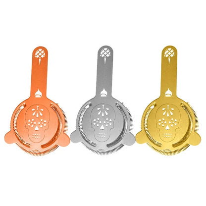 Skull Hawthorne Cocktail Strainer – 304 Stainless Steel