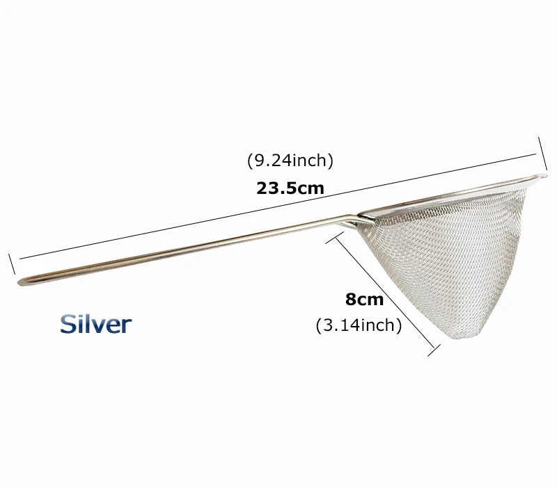 Fine Mesh Cone Cocktail Strainer – Stainless Steel