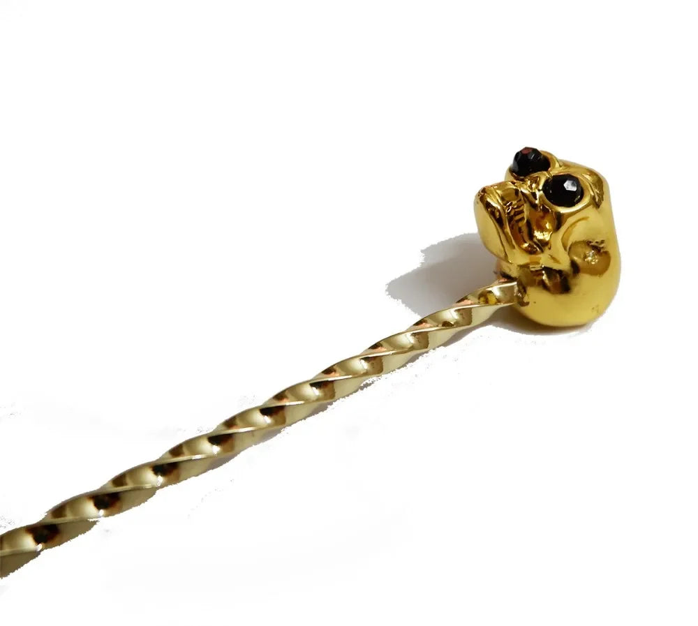 Skull Cocktail Bar Spoon – 33cm / 44cm
