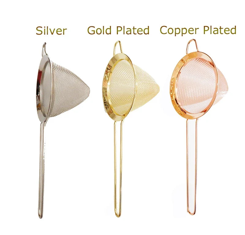 Fine Mesh Cone Cocktail Strainer – Stainless Steel