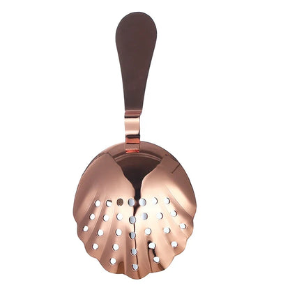 Shell Julep Cocktail Strainer – Stainless Steel