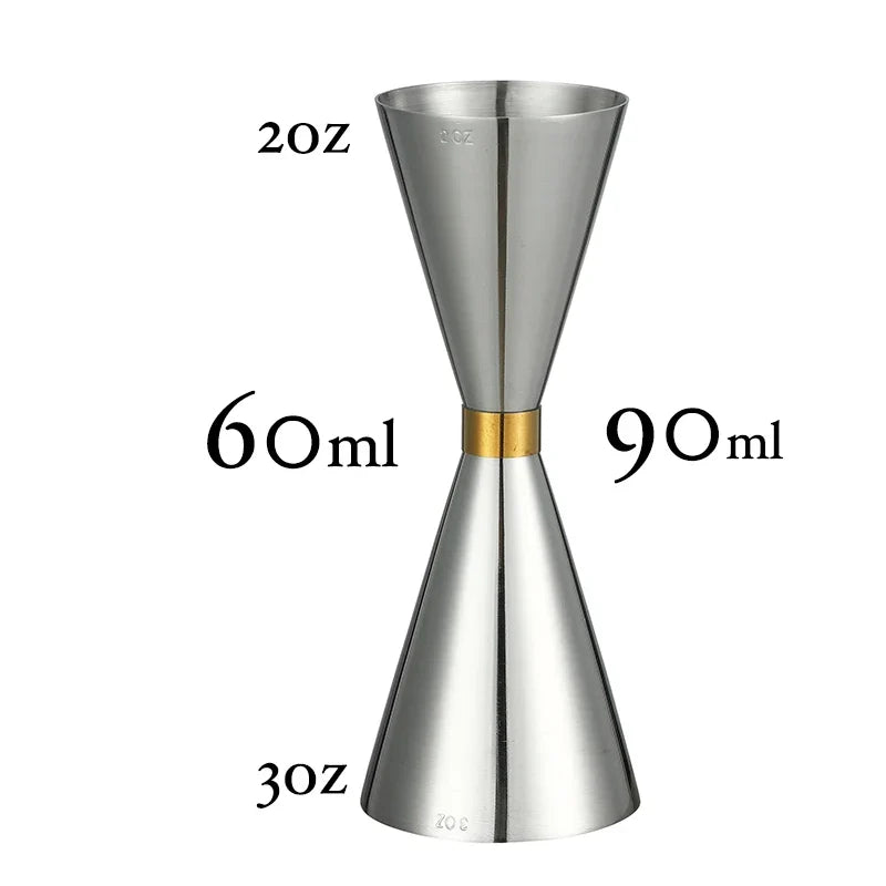 Japanese Style Cocktail Jigger – Stainless Steel