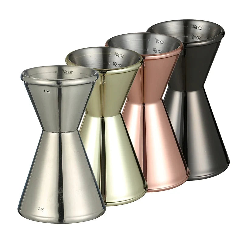 Double Cocktail Jigger 1oz/2oz – 304 Stainless Steel
