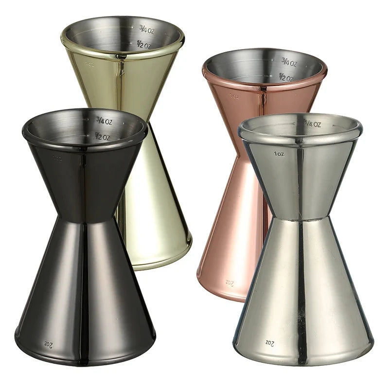 Double Cocktail Jigger 1oz/2oz – 304 Stainless Steel