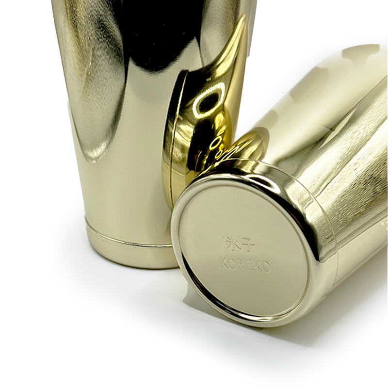 KORIKO Weighted Cocktail Shaker Set – Gold-Plated