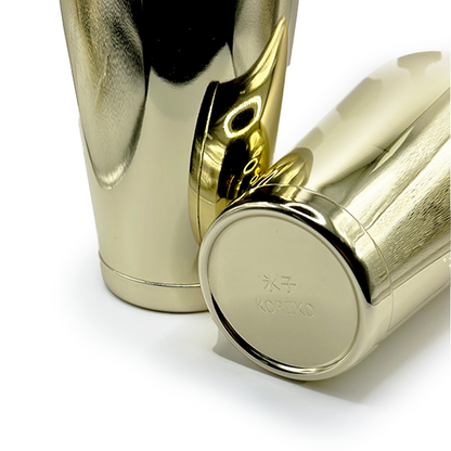 KORIKO Weighted Cocktail Shaker Set – Gold-Plated