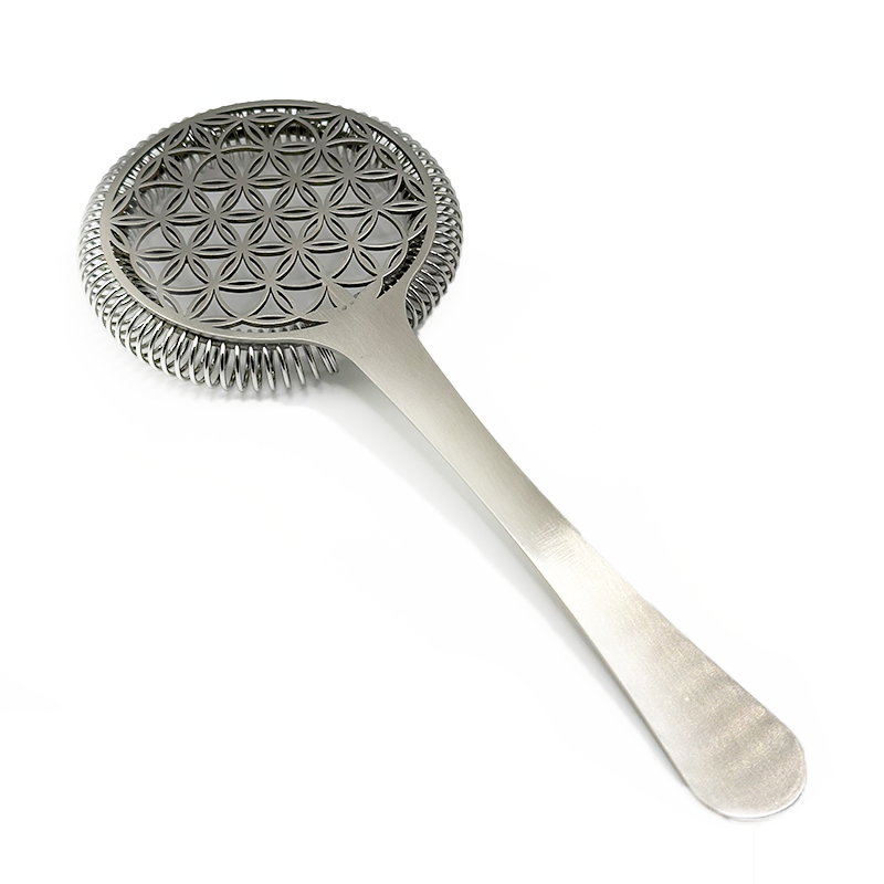 Flower-Style Hawthorne Cocktail Strainer – Stainless Steel