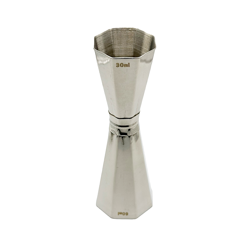 Octagonal Stainless Steel Cocktail Jigger