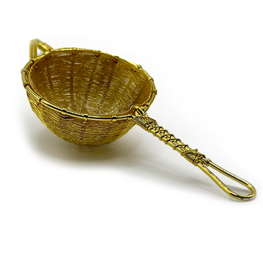 Japanese-Style Gold Cocktail Strainer